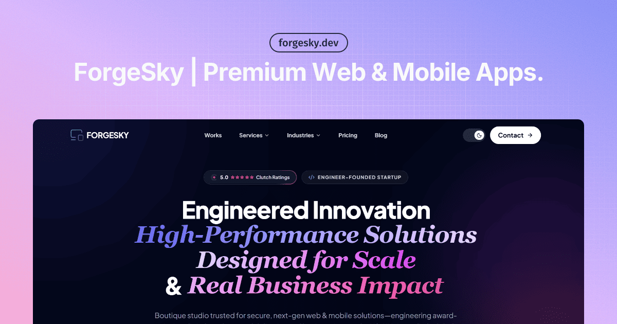 Pricing - Custom Software Development Services